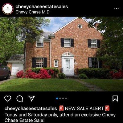 Chevy Chase Estate Sales