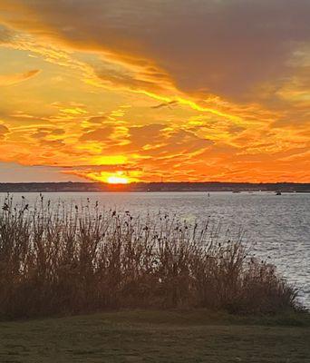 Sunset vibes at Beavertail State Park In Jamestown.