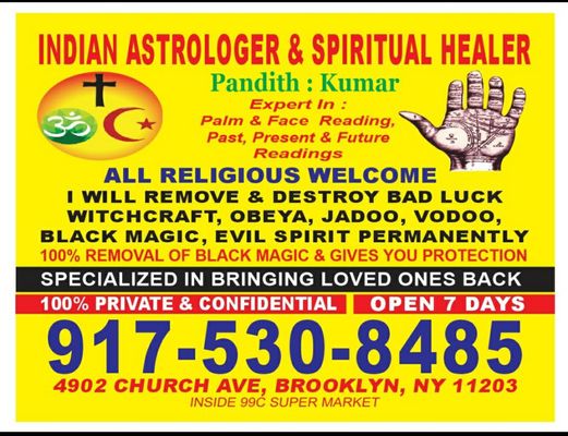 Indian Astrologer pandith Kumar-Best Astrologer in ,Best &Top Psychic Reader/Spritual Healer Brooklyn,Bronx,New York,USA Toronto, Canada