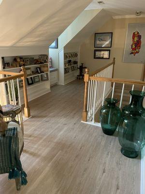 Flooring in upstairs hallway