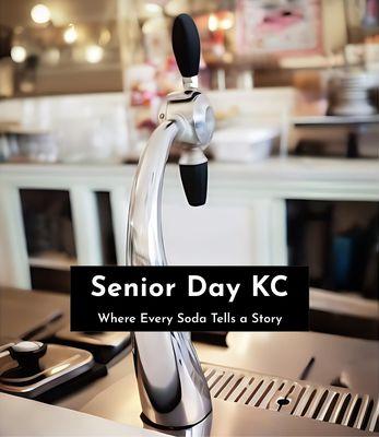 Come on down and try the vintage soda fountain at Senior Day KC, where every soda tells a story! Enjoy classic flavors, fun, and nostalgia!