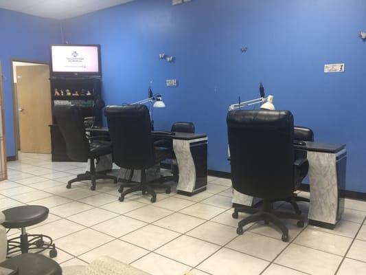 Neighborhood nail salon, close to my house.  Very good prices, nice owners.