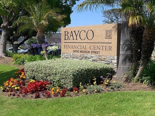 Office Located at the BAYCO Financial Center at 24050 Madison St.