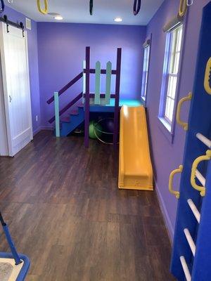 Sensory gym - stairs and slide