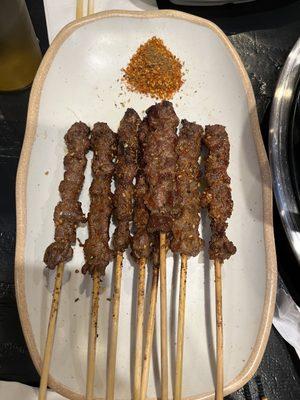 Beef Skewers