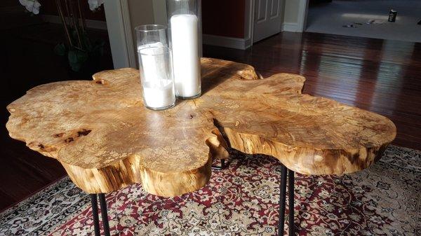 Gorgeous hard maple coffee table