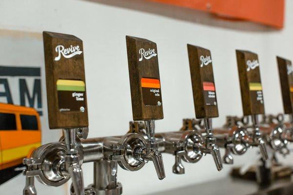 Each of our innovative brews has its own recipe, live cultures & personality making fresh ingredients the stars of the show.