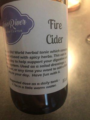 Love this cider in tea! Easier than straight cider and with a little "fire".