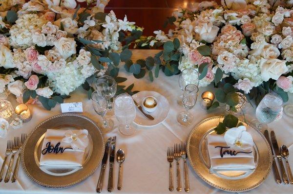 Sweetheart table