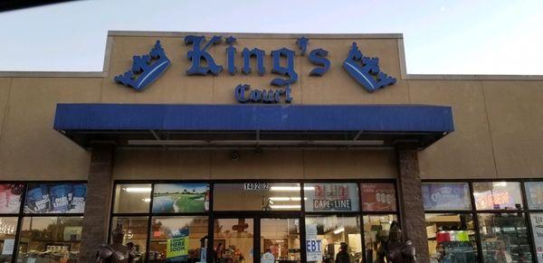 Front view of King's Court Chevron