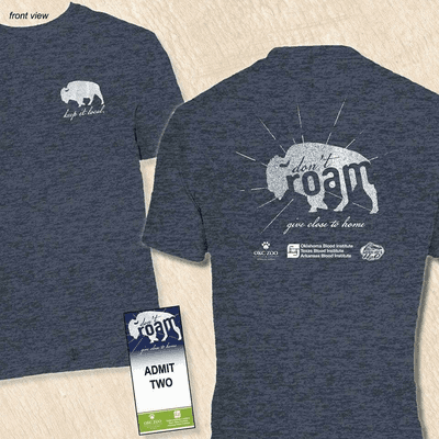 Every month they oust special incentives when you donate! Like this sweet zoo shirt & 2 passes to the @okczii