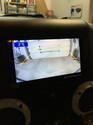 Backup camera (spare tire mount) Jeep Wrangler JKU