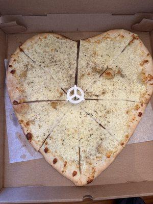 Large White Pizza