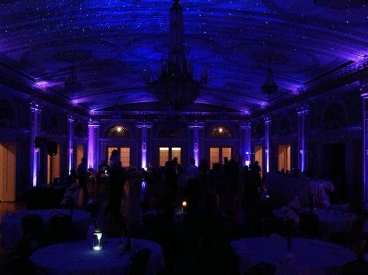 Greysolon Ballroom, Up lighting by Duluth Event Lighting