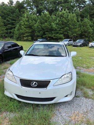 2006 Lexus IS 250 AWD with 140k miles navigation system sun roof leather seats good in gas cash 8500 you can finance with us