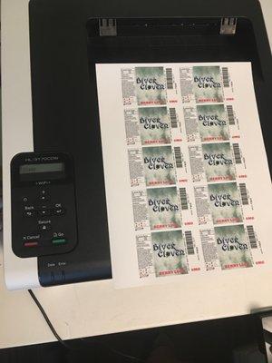 Printer Repair - Label function repaired