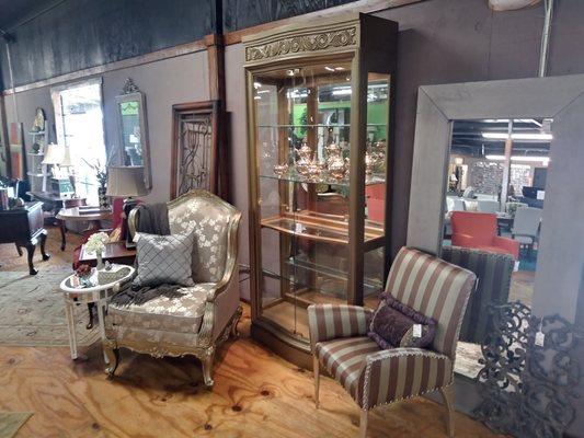 We offer several styles of furniture from modern to transitional and traditional.