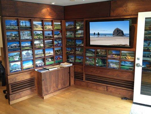 Haystack Rock is a local landmark.