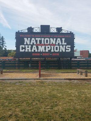 Back of Right Field Scoreboard - June 2019