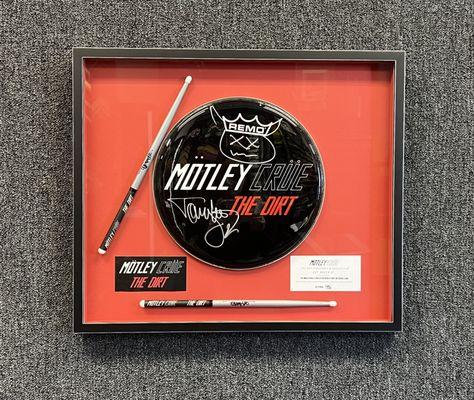 Motley Cru Drum Head & Sticks