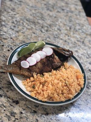 Mojarra frita