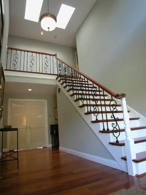 Stairway after remodel