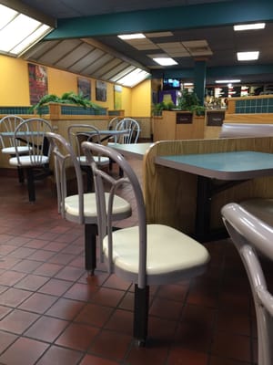 Old fashioned dining room.