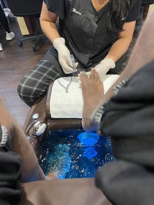 My pedicure sessions