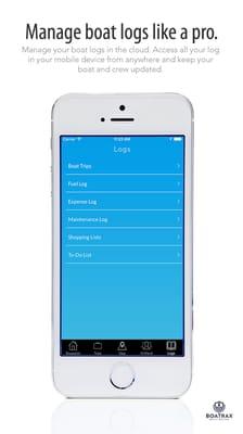 Keep detailed logs of your boat. Fuel logs, maintenance logs, shopping lists and todos.