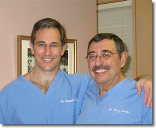 Dr.'s Howard and Barry Brooks enjoying another day at the office serving our wonderful patients.