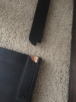 They broke my headboard