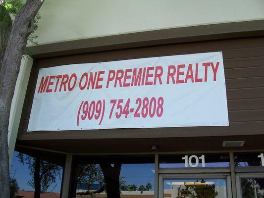 "METRO ONE REALTY" Serving Inland Empire