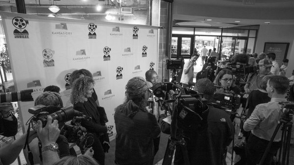 Behind the scenes filming for KC FIlmFest