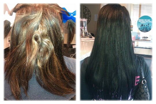 Cut, Color, Keratin, & Extensions!