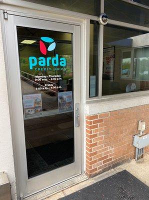 Parda Credit Union Loves Park branch.