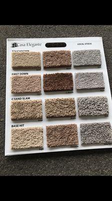 Local stock on residential carpet for a quick installation !