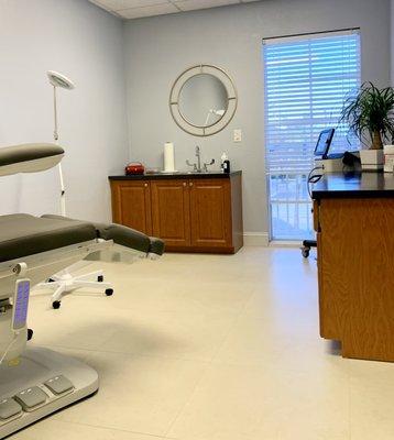 The private exam room provides professional expertise for all services offered.