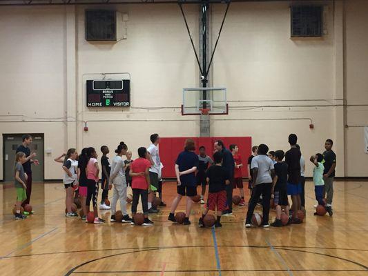 St. Louis Basketball Academy club practice