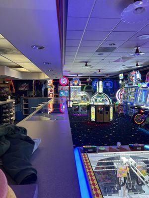 Remodeled arcade -- fall 2023