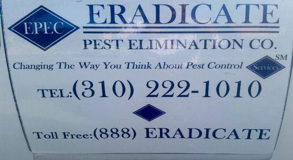 Give us a call today to assist you with your pest issues! We will gladly answer any questions and allay any concerns.