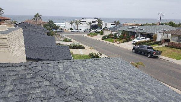 Roof top home inspection in La Jolla