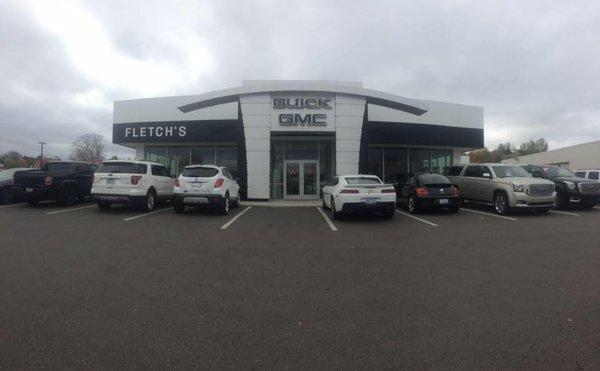 Front of Fletchs GMC Buick Building