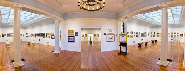 Interior of the Lyme Art Association