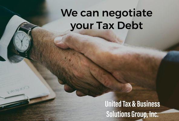 Have a Tax Debt? We can negotiate your Tax Debt. We are specialized in both Federal and State Tax Liabilities, both personal and business.