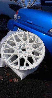 Aspen white w/ Blue flake!