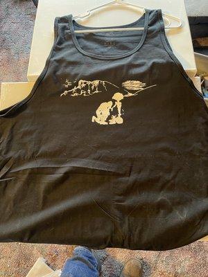 Our kneeling Nun tank top