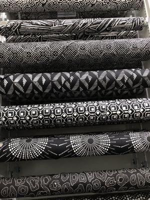 Black and white fabrics