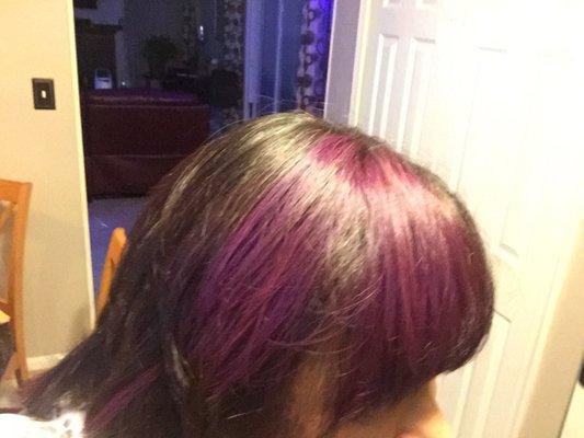 Latest ... kept the dark .... but decided to add a little purple ... love it!