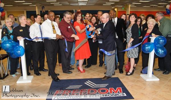 Blue Ribbon Cutting Ceremonies are held for Members who are new, have remodeled or relocated.