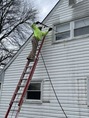 Exterior power wash